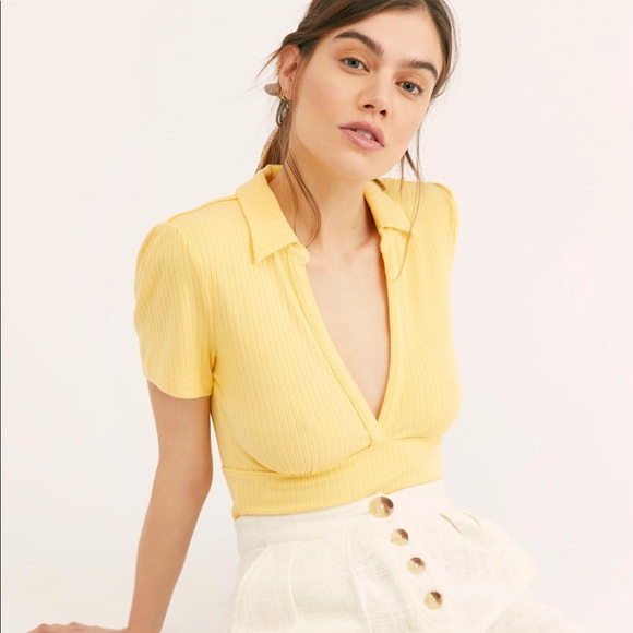 Free People Tops - Free People Melodie cropped tee